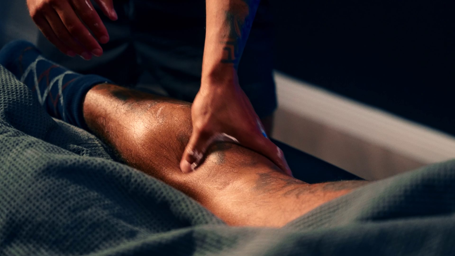 Sports massage treatment at Wolftuna Recovery